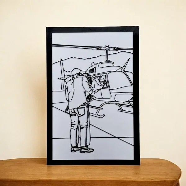 Pareja · tono gris